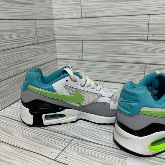 Nike Air Max ST Turquoise, Gray, Neon Green, and White Sz 8 - Picture 4 of 5